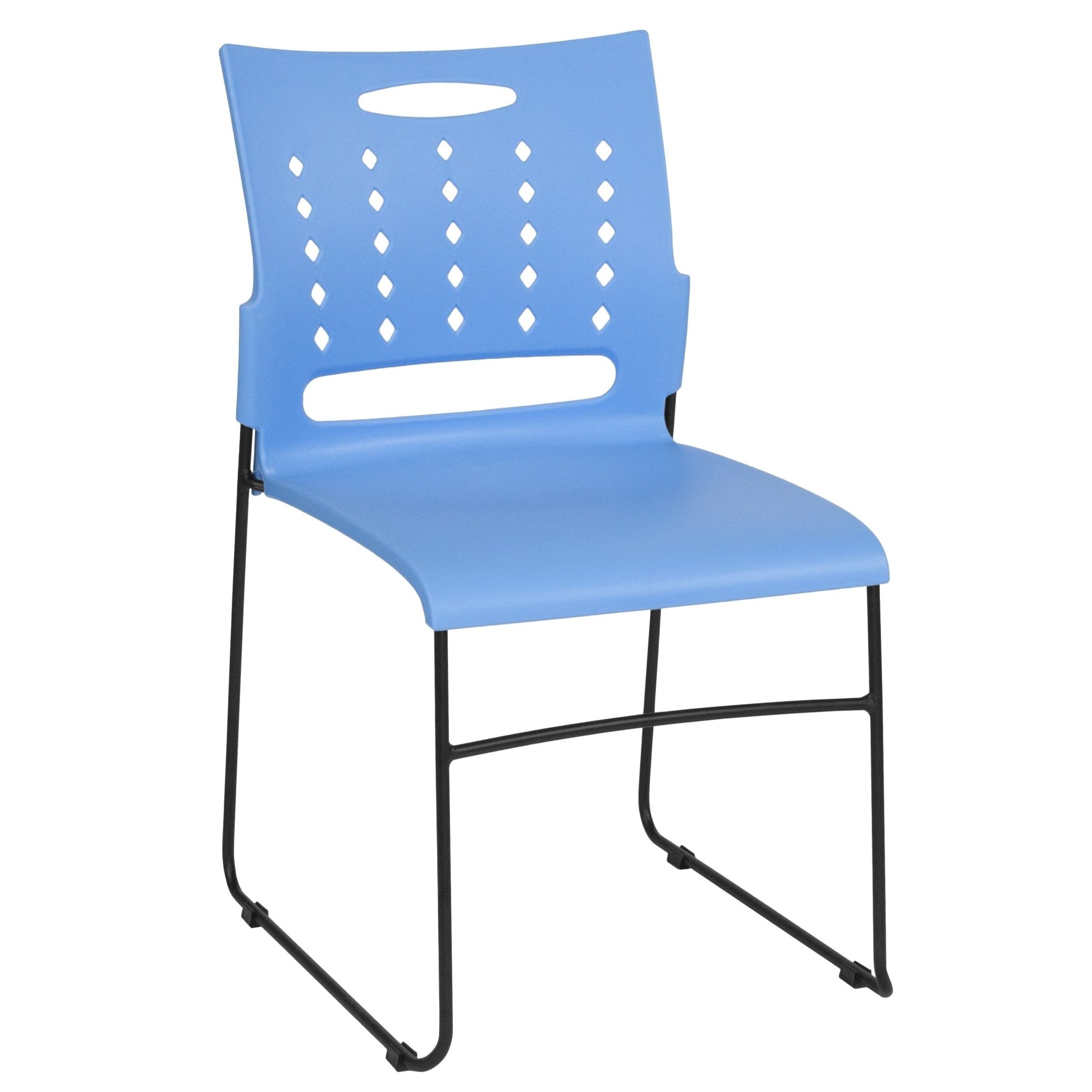 HERCULES Series 881 lb. Capacity Sled Base Stack Chair with Air-Vent Back - SchoolOutlet