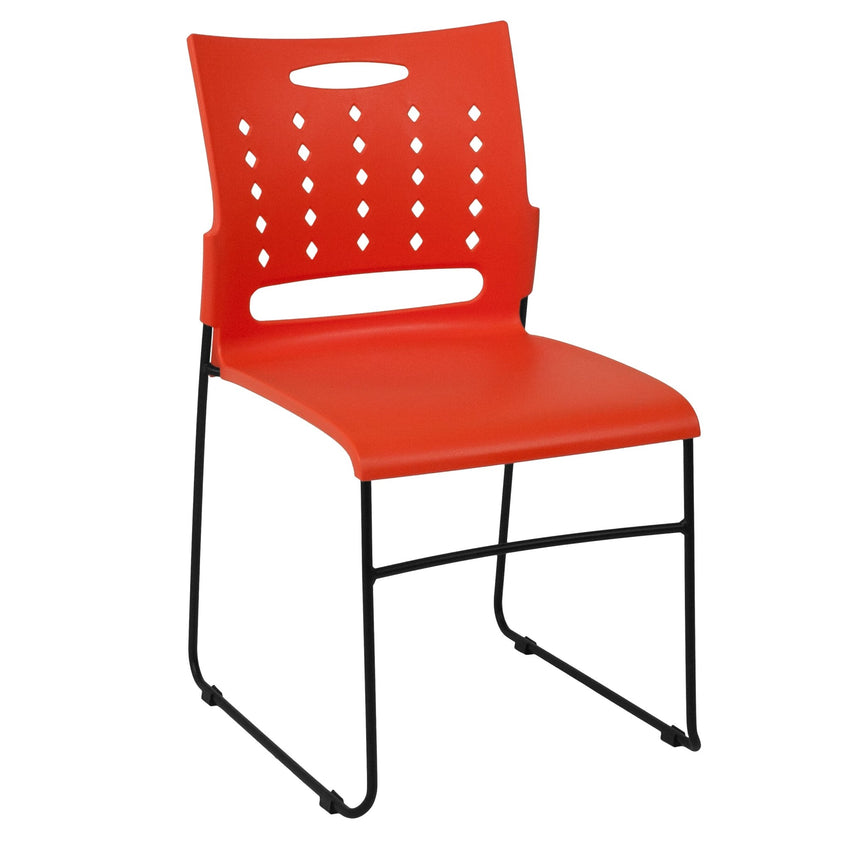 HERCULES Series 881 lb. Capacity Sled Base Stack Chair with Air-Vent Back - SchoolOutlet