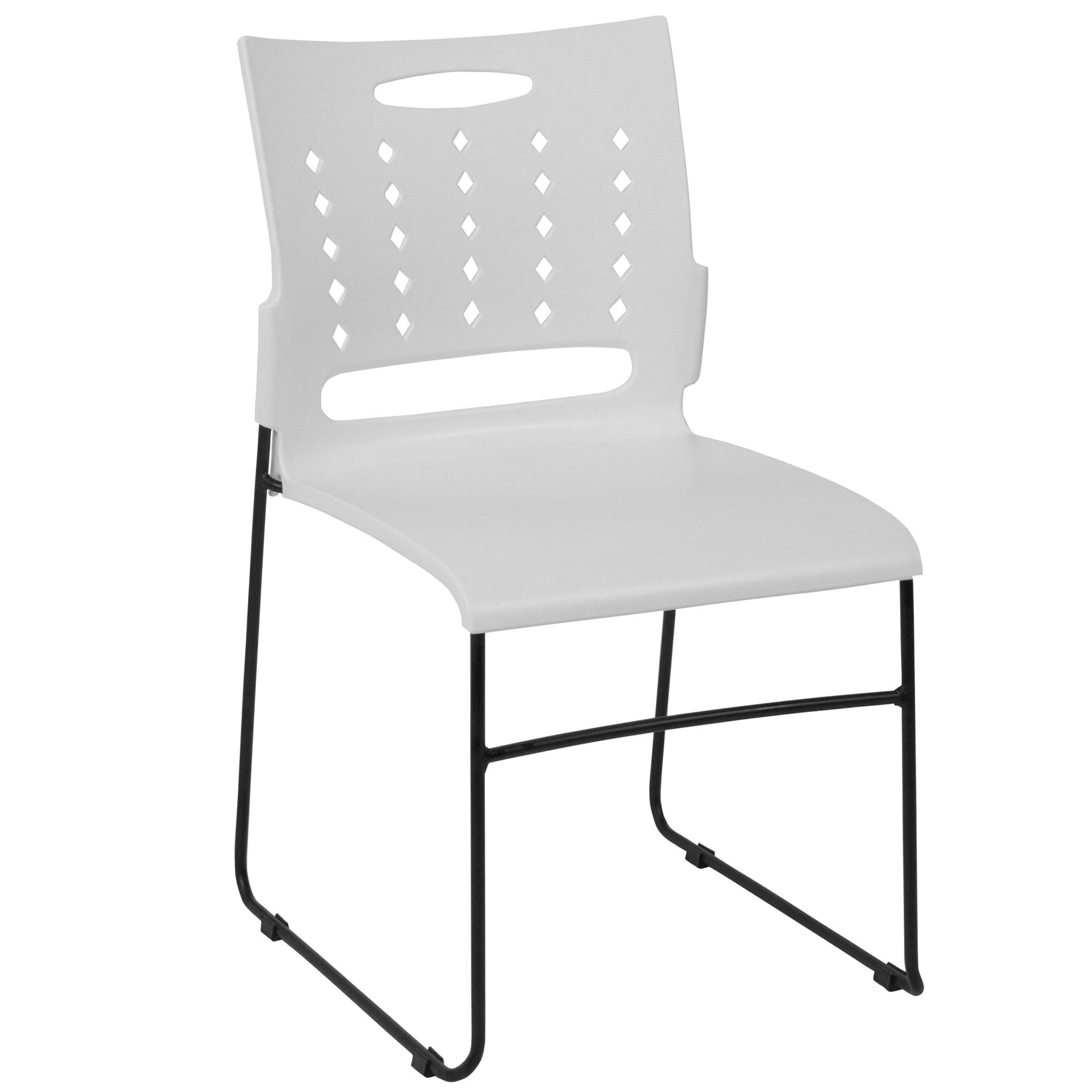 HERCULES Series 881 lb. Capacity Sled Base Stack Chair with Air-Vent Back - SchoolOutlet