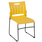 HERCULES Series 881 lb. Capacity Sled Base Stack Chair with Air-Vent Back - SchoolOutlet