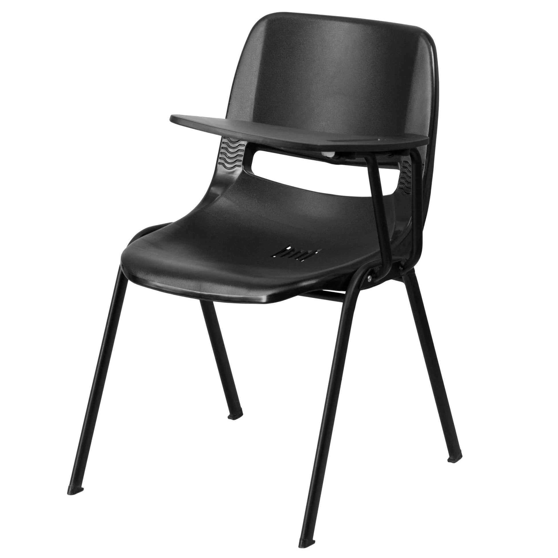 HERCULES Ergonomic Shell Chair with Left Handed Flip-Up Tablet Arm - SchoolOutlet