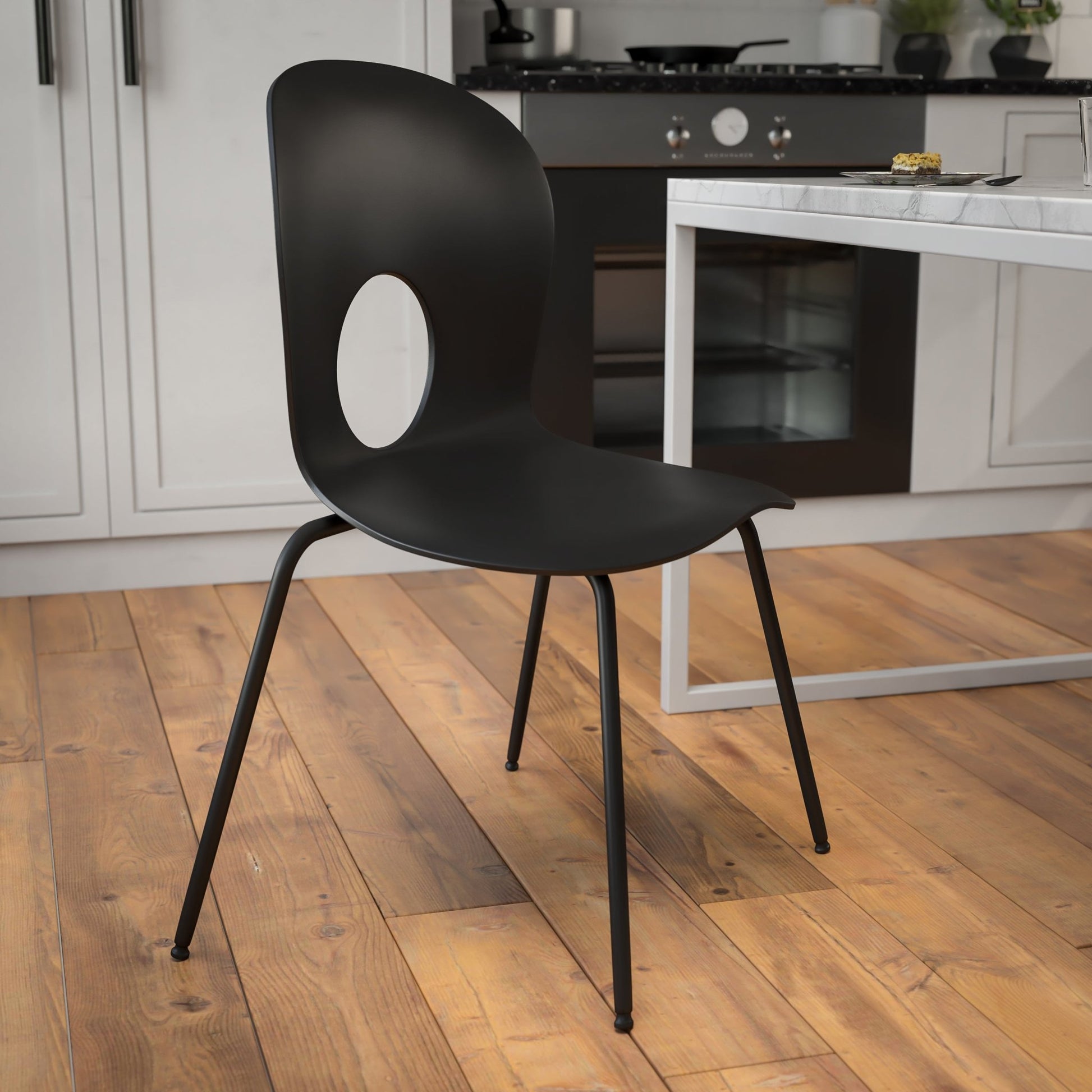 HERCULES Series 770 lb. Capacity Designer Plastic Stack Chair with Frame - SchoolOutlet