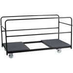 Neena Folding Table Dolly with Carpeted Platform for Round Tables - SchoolOutlet