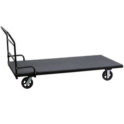 Neena Folding Table Dolly with Carpeted Platform for Rectangular Tables