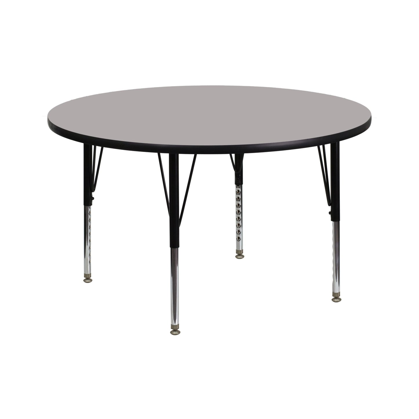 Wren Mobile 42'' Round HP Laminate Activity Table - Standard Height Adjustable Legs - SchoolOutlet