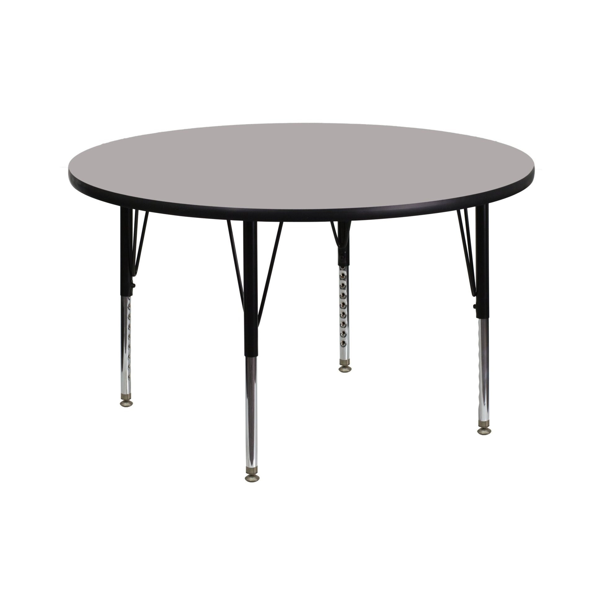 Wren Mobile 42'' Round HP Laminate Activity Table - Standard Height Adjustable Legs - SchoolOutlet