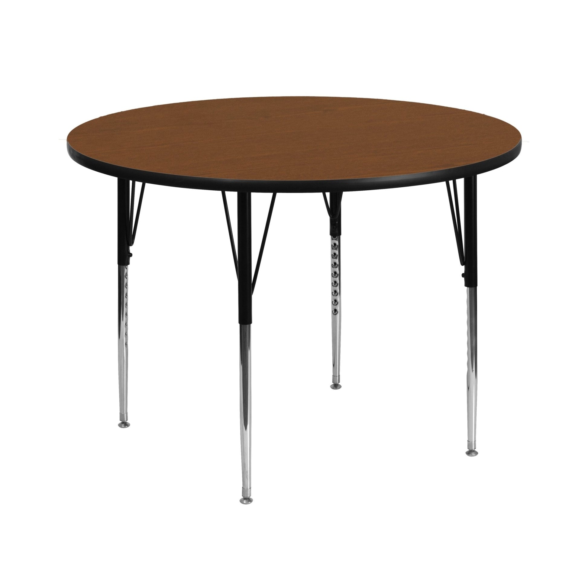Wren Mobile 42'' Round HP Laminate Activity Table - Standard Height Adjustable Legs - SchoolOutlet