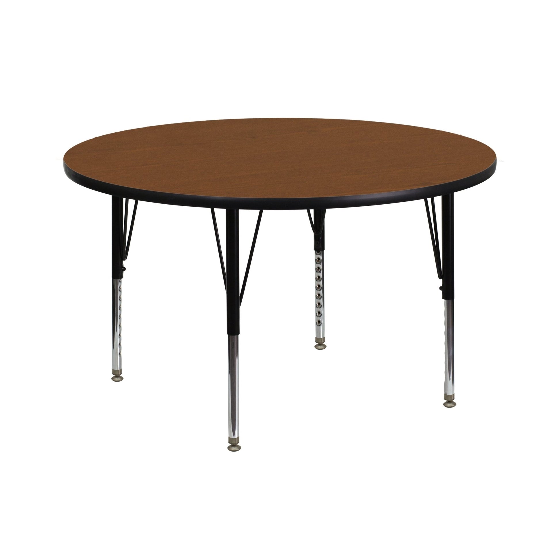 Wren Mobile 42'' Round HP Laminate Activity Table - Standard Height Adjustable Legs - SchoolOutlet