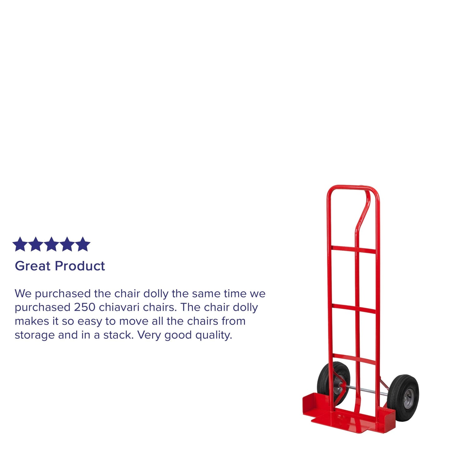 Falon Heavy Duty Metal Chiavari Stack Chair Dolly - SchoolOutlet