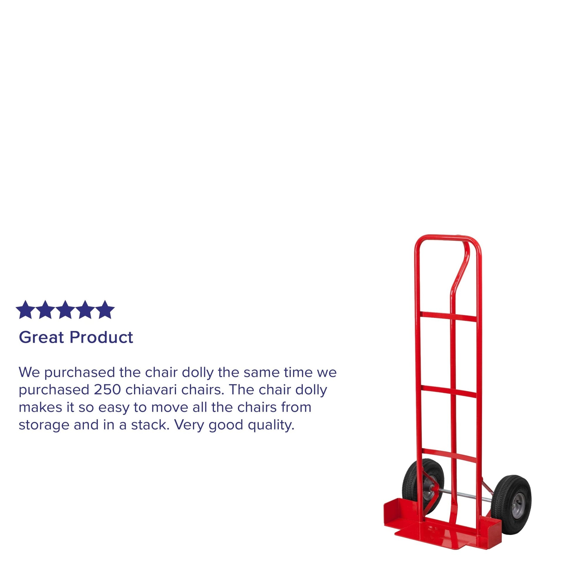 Falon Heavy Duty Metal Chiavari Stack Chair Dolly - SchoolOutlet