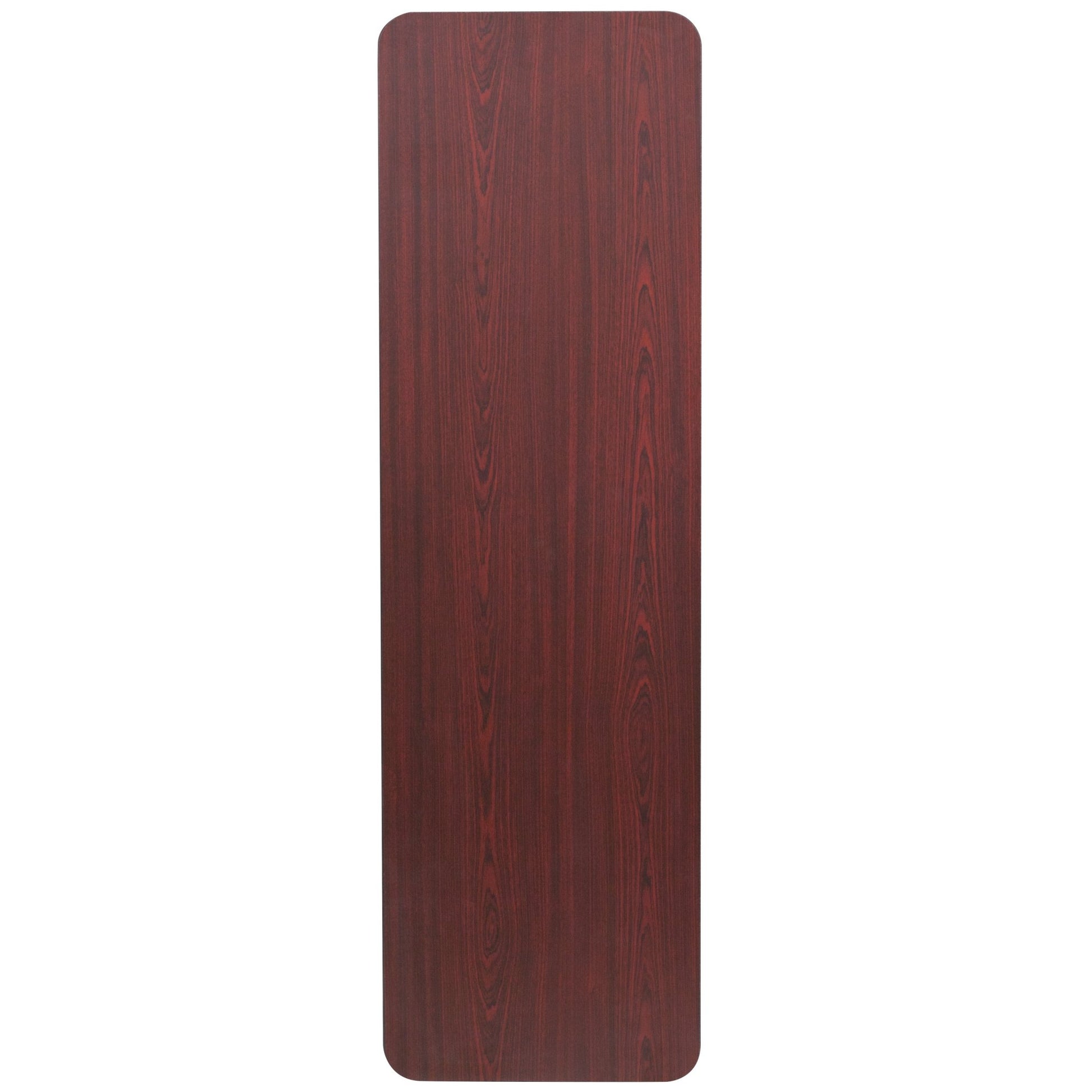 Floyd 5-Foot High Pressure Mahogany Laminate Folding Training Table - SchoolOutlet