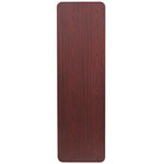 Floyd 5-Foot High Pressure Mahogany Laminate Folding Training Table - SchoolOutlet