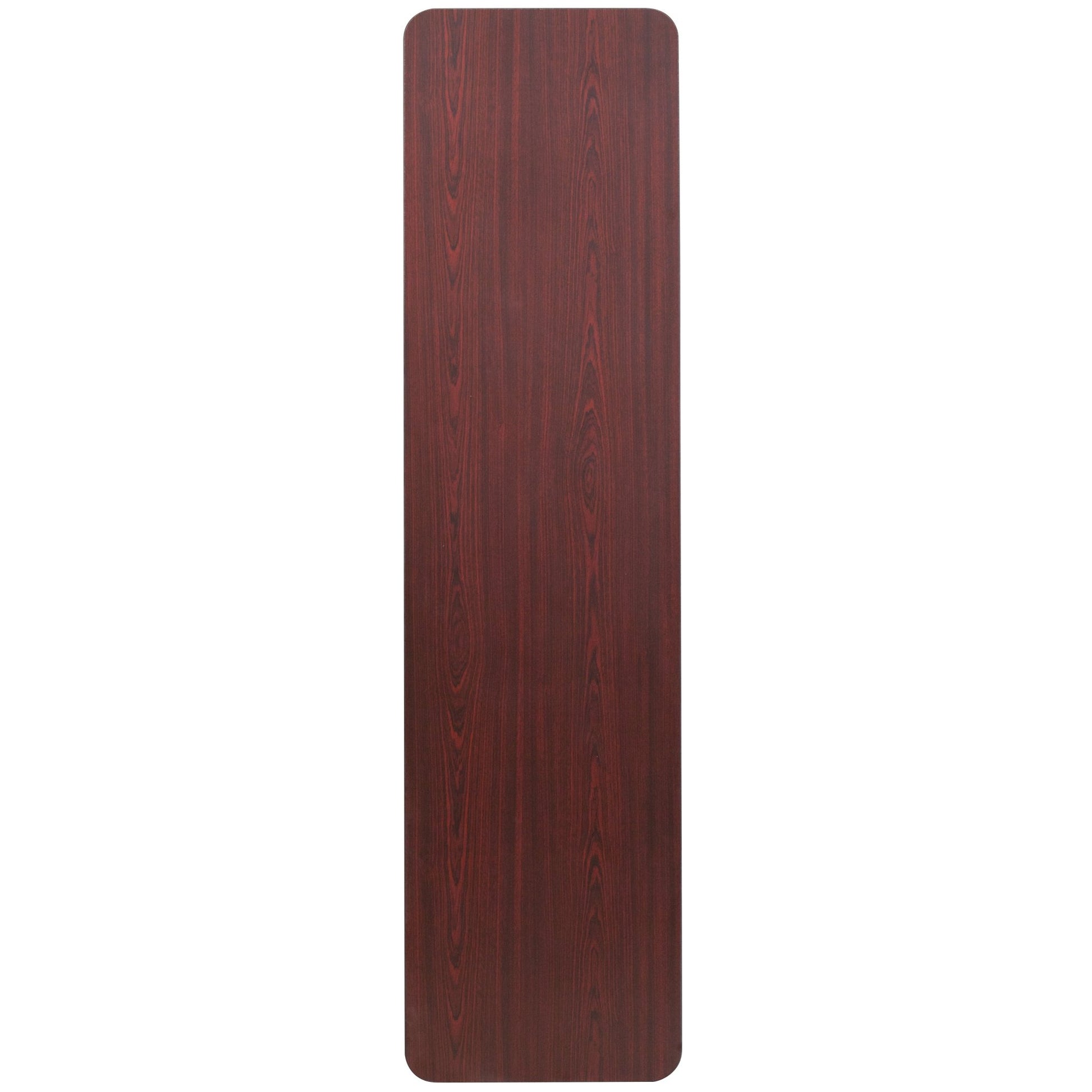 Floyd 6-Foot High Pressure Mahogany Laminate Folding Training Table - SchoolOutlet