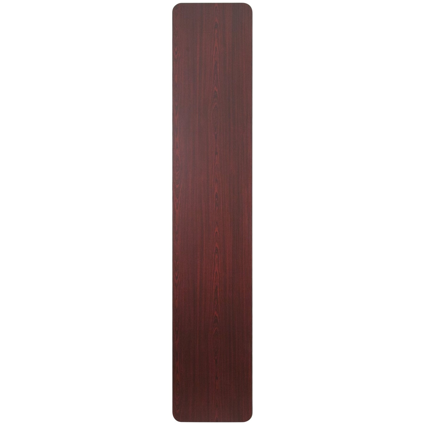 Floyd 8-Foot High Pressure Mahogany Laminate Folding Training Table - SchoolOutlet