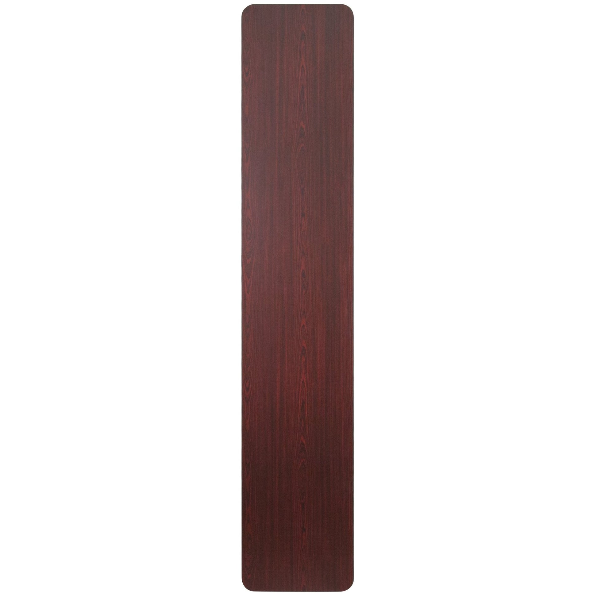 Floyd 8-Foot High Pressure Mahogany Laminate Folding Training Table - SchoolOutlet