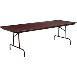 Flash Furniture Rectangular High Pressure Mahogany Laminate Folding Training Table - 36'' x 96''(FLA-YT-3696-HIGH-WAL-GG)