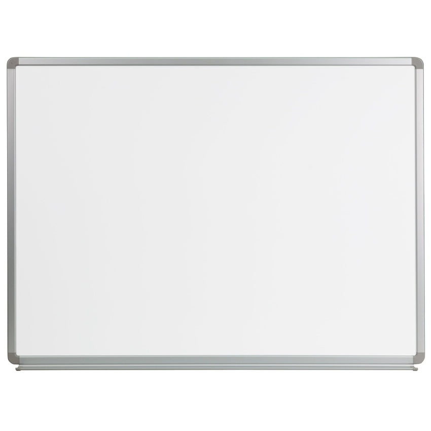 Cardim 4' W x 3' H Porcelain Magnetic Marker Board - SchoolOutlet