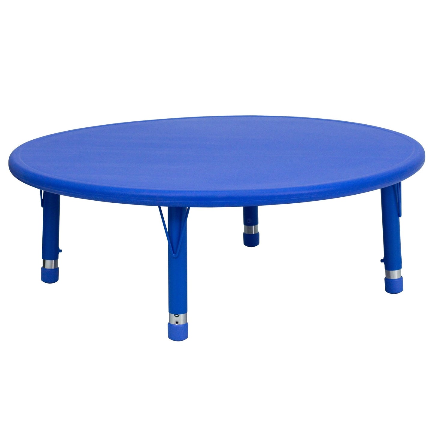 Wren 45'' Round Plastic Height Adjustable Activity Table - SchoolOutlet