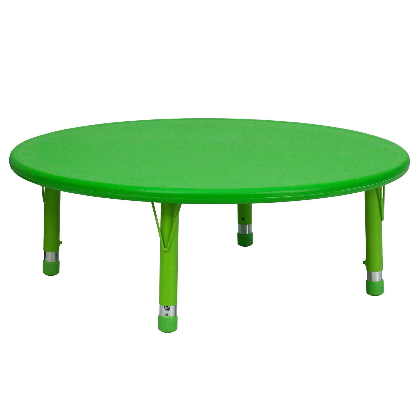 Wren 45'' Round Plastic Height Adjustable Activity Table - SchoolOutlet