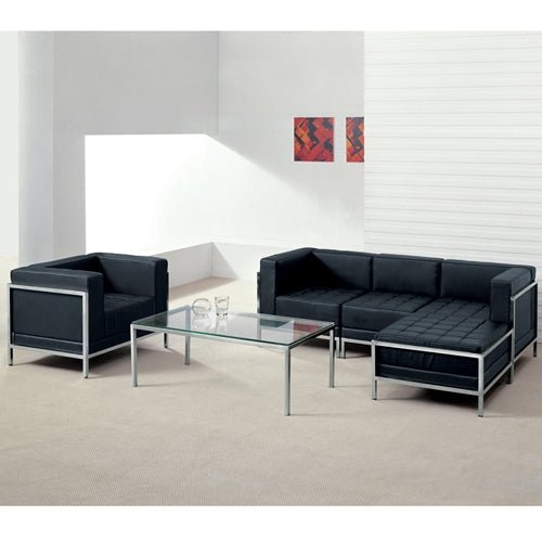Flash Furniture HERCULES Imagination Series Leather Ottoman(FLA-ZB-IMAG-OTTOMAN-GG) - SchoolOutlet
