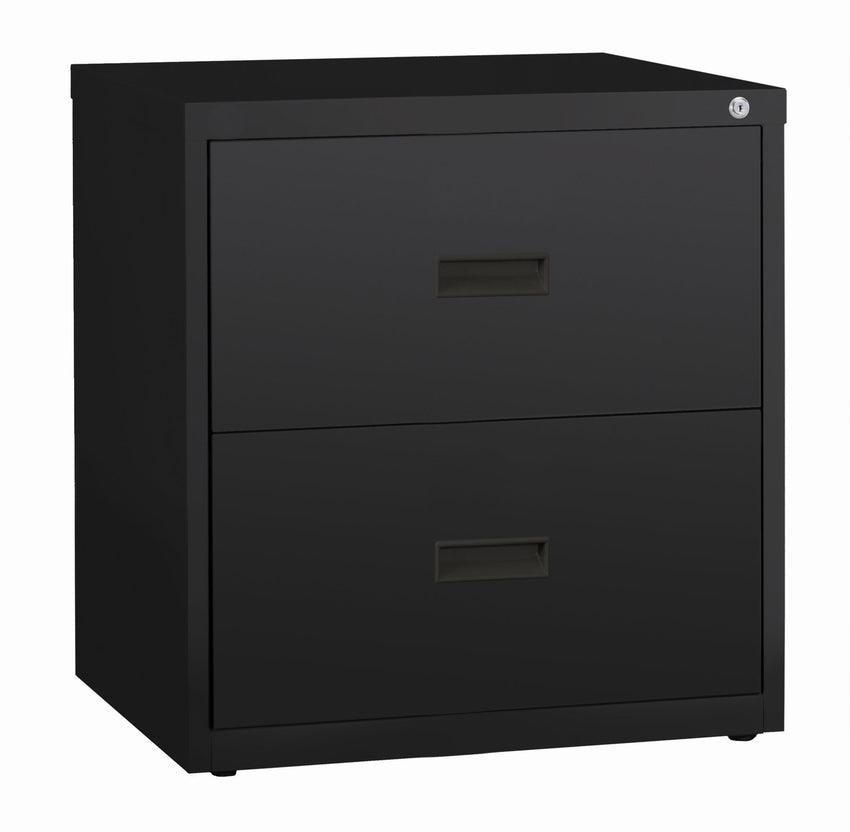 Hirsh 30 Inch Wide 2 Drawer Metal Lateral File Cabinet for Home and Office, Holds Letter, Legal and A4 Hanging Folders - SchoolOutlet