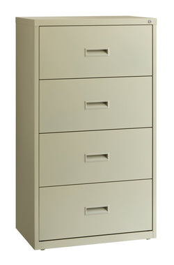Hirsh 30 Inch Wide 4 Drawer Metal Lateral File Cabinet for Home and Office, Holds Letter, Legal and A4 Hanging Folders