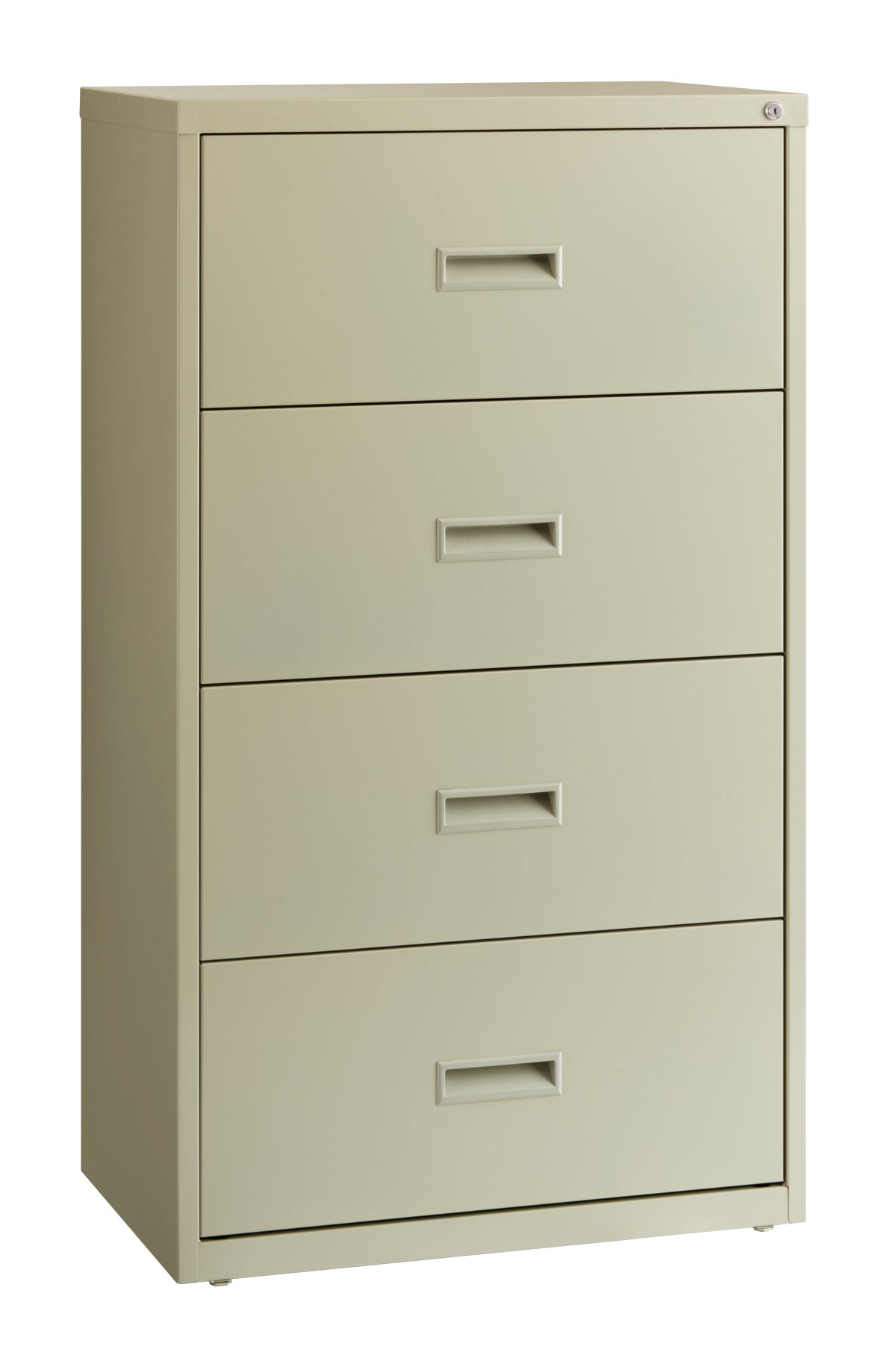 Hirsh 30 Inch Wide 4 Drawer Metal Lateral File Cabinet for Home and Office, Holds Letter, Legal and A4 Hanging Folders - SchoolOutlet