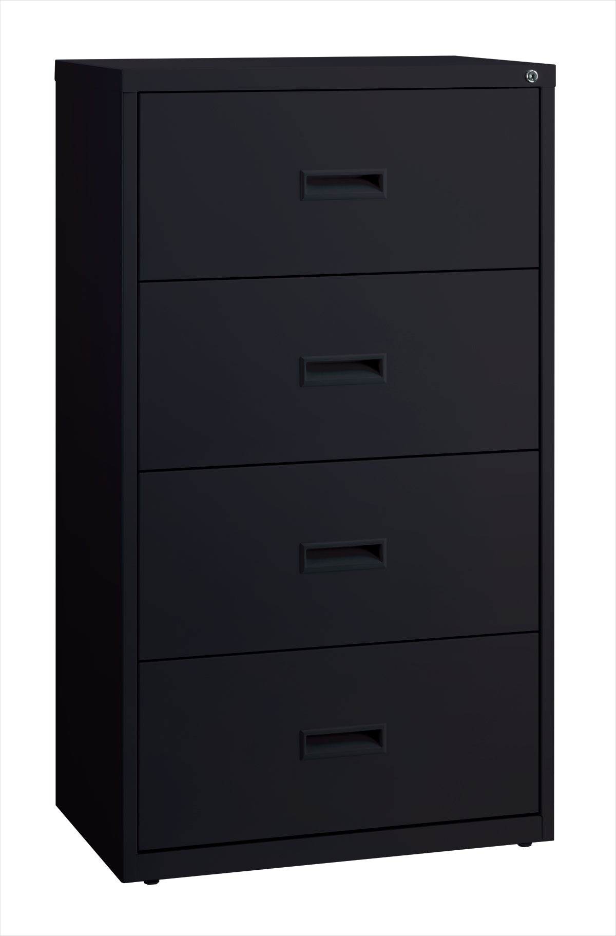 Hirsh 30 Inch Wide 4 Drawer Metal Lateral File Cabinet for Home and Office, Holds Letter, Legal and A4 Hanging Folders - SchoolOutlet