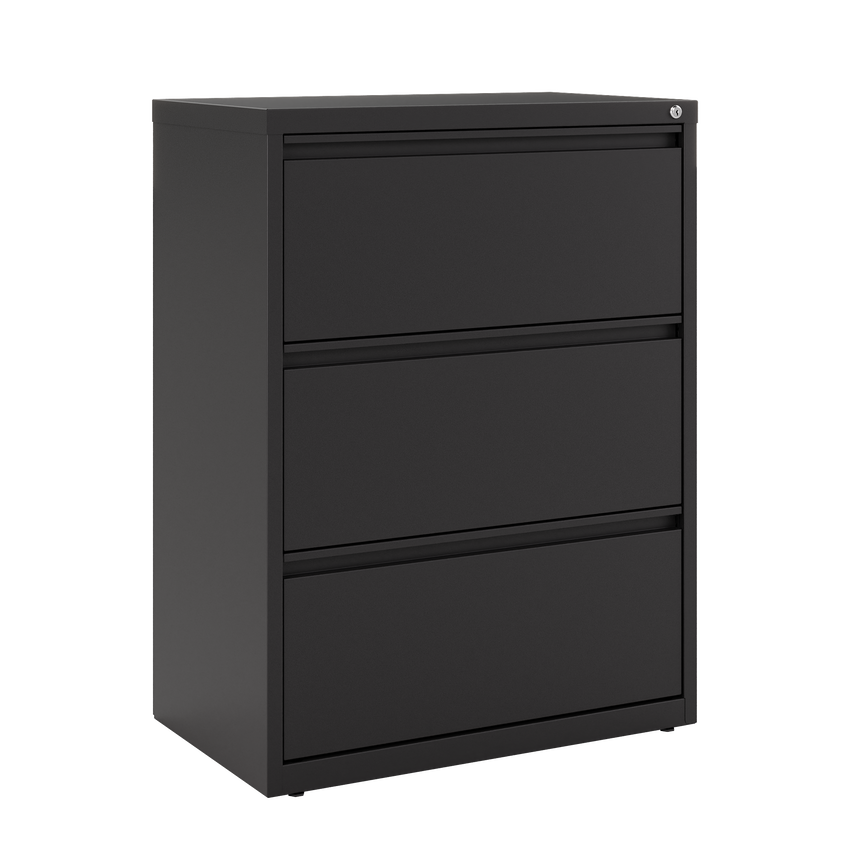 Hirsh 30 Inch Wide Metal Lateral File Cabinet for Home and Office, Holds Letter, Legal and A4 Hanging Folders - SchoolOutlet