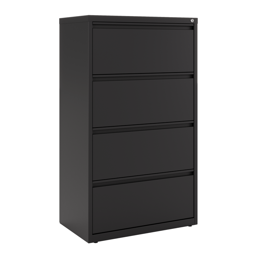 Hirsh 30 Inch Wide Metal Lateral File Cabinet for Home and Office, Holds Letter, Legal and A4 Hanging Folders - SchoolOutlet