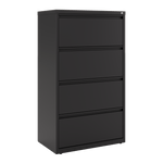 Hirsh 30 Inch Wide Metal Lateral File Cabinet for Home and Office, Holds Letter, Legal and A4 Hanging Folders - SchoolOutlet