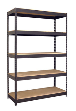 Iron Horse 3800 Riveted Steel Shelving, 5-Shelf, 18"D x 48"W x 72"H