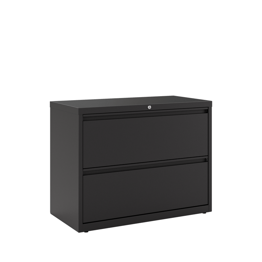 Hirsh 36 Inch Wide Metal Lateral File Cabinet for Home and Office, Holds Letter, Legal and A4 Hanging Folders - SchoolOutlet