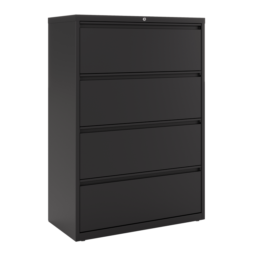 Hirsh 36 Inch Wide Metal Lateral File Cabinet for Home and Office, Holds Letter, Legal and A4 Hanging Folders - SchoolOutlet