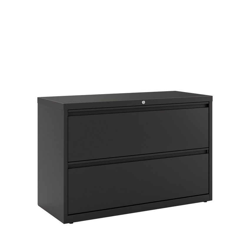 Hirsh 42 inch Wide Metal Lateral File Cabinet for Home and Office, Holds Letter, Legal and A4 Hanging Folders - SchoolOutlet