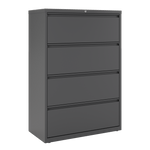 Hirsh 36 Inch Wide Metal Lateral File Cabinet for Home and Office, Holds Letter, Legal and A4 Hanging Folders - SchoolOutlet