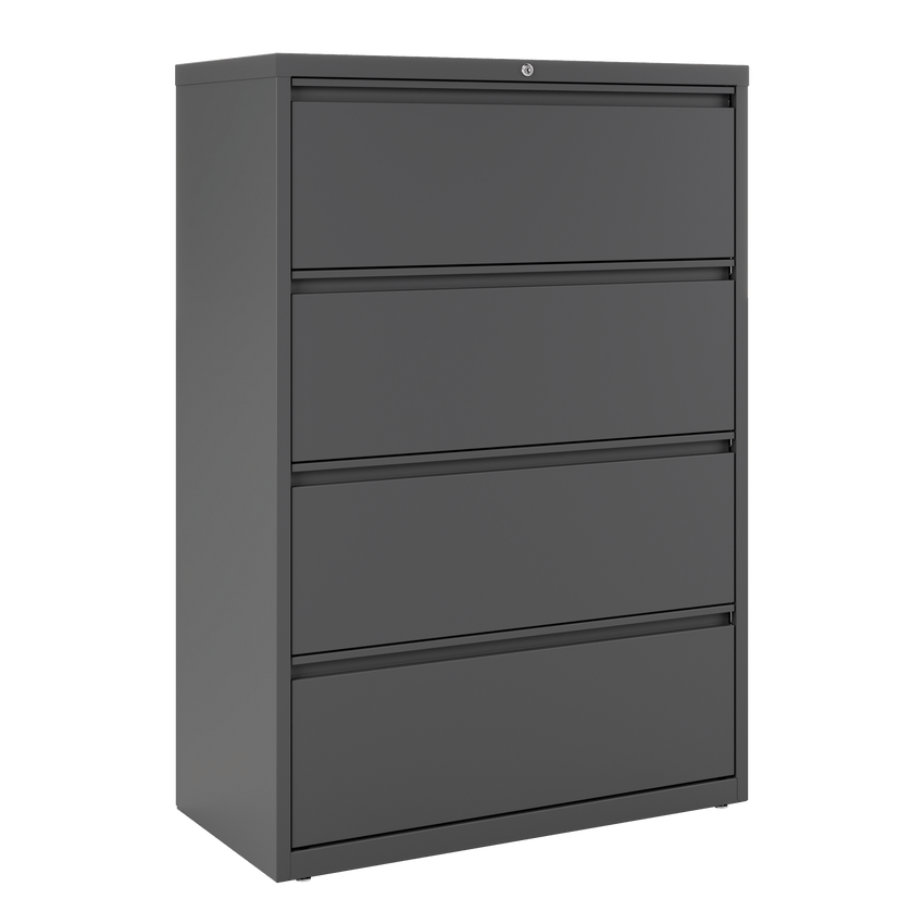 Hirsh 36 Inch Wide Metal Lateral File Cabinet for Home and Office, Holds Letter, Legal and A4 Hanging Folders - SchoolOutlet