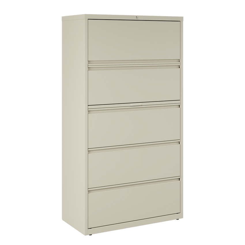 Hirsh 36 Inch Wide Metal Lateral File Cabinet for Home and Office, Holds Letter, Legal and A4 Hanging Folders - SchoolOutlet