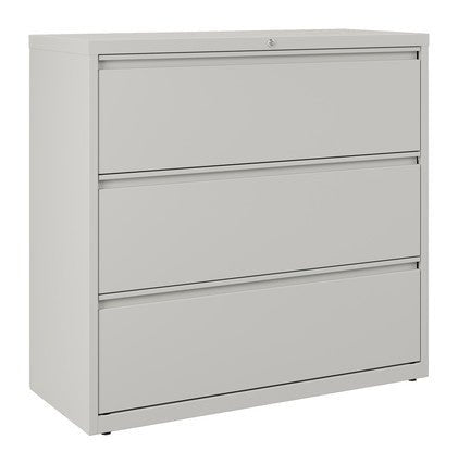 Hirsh 42 inch Wide Metal Lateral File Cabinet for Home and Office, Holds Letter, Legal and A4 Hanging Folders - SchoolOutlet