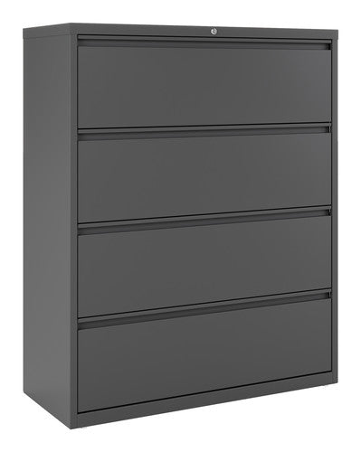 Hirsh 42 inch Wide Metal Lateral File Cabinet for Home and Office, Holds Letter, Legal and A4 Hanging Folders - SchoolOutlet