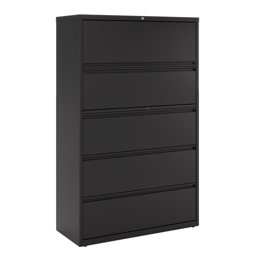 Hirsh 42 inch Wide Metal Lateral File Cabinet for Home and Office, Holds Letter, Legal and A4 Hanging Folders - SchoolOutlet