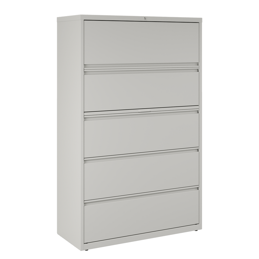 Hirsh 42 inch Wide Metal Lateral File Cabinet for Home and Office, Holds Letter, Legal and A4 Hanging Folders - SchoolOutlet