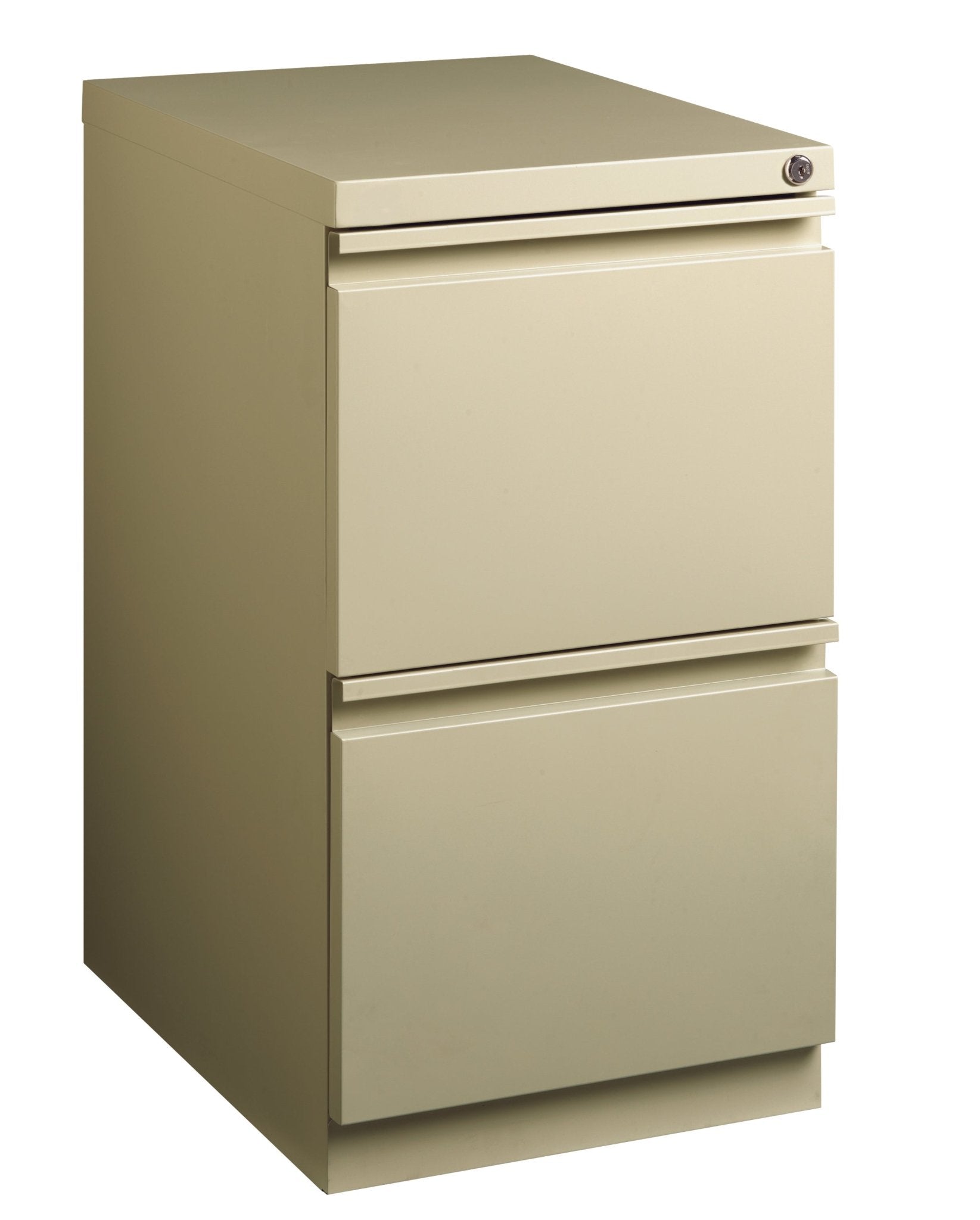 Hirsh 20" Deep Mobile Pedestal File Cabinet 2 Drawer File-File, Letter Width - SchoolOutlet
