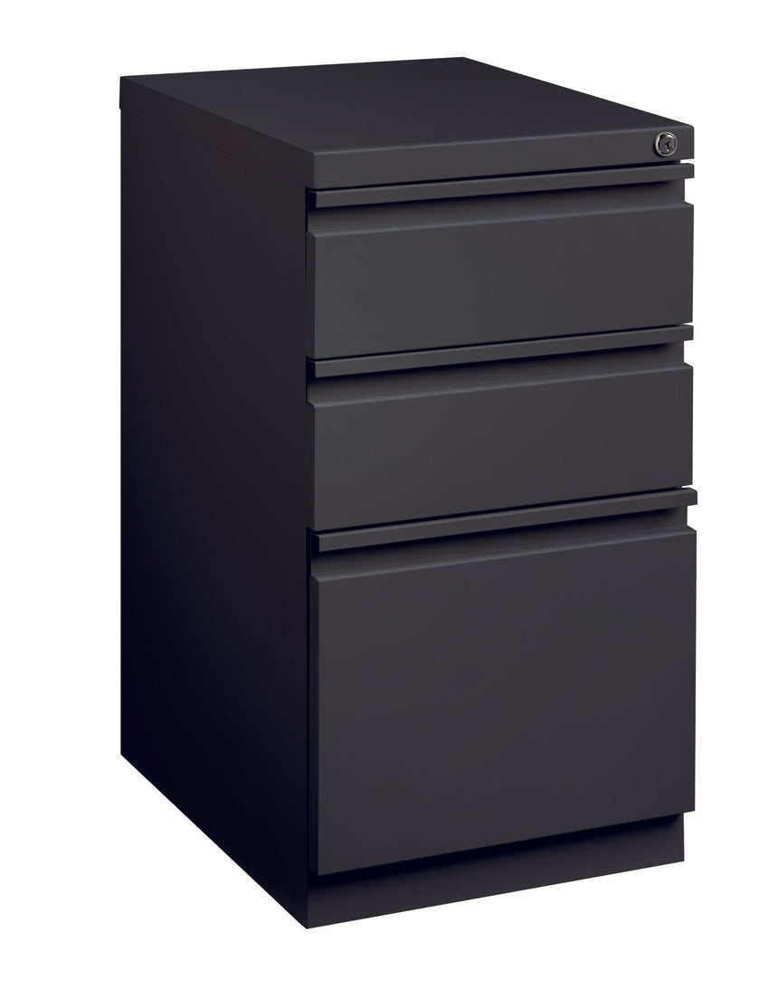 Hirsh 20" Deep Mobile Pedestal File Cabinet 3 Drawer Box-Box-File, Letter Width - SchoolOutlet