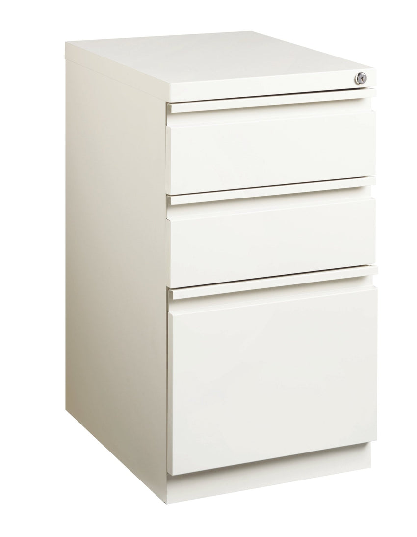 Hirsh 20" Deep Mobile Pedestal File Cabinet 3 Drawer Box-Box-File, Letter Width - SchoolOutlet