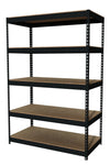 Iron Horse 3800 Riveted Steel Shelving, 5-Shelf Unit, 24
