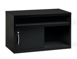 Hirsh 36 inch Wide Low Credenza Metal Lateral Cabinet with Sliding Door Storage Compartment for Home and Office