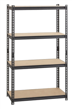 Iron Horse 2300 Riveted Steel Shelving 4-Shelf Unit, 18"D x 36"W x 60"H