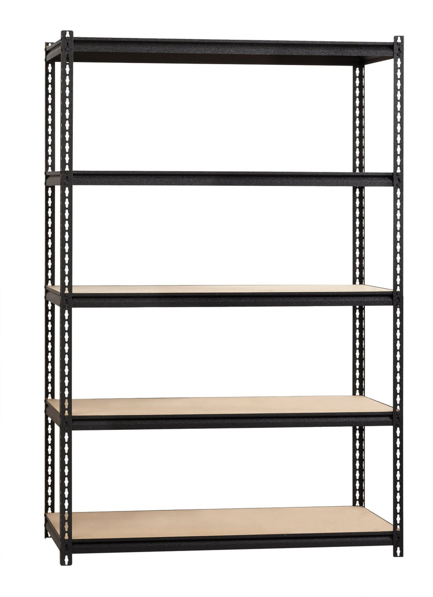 Iron Horse 2300 Riveted Steel Shelving 5-Shelf Unit, 18"D x 48"W x 72"H - SchoolOutlet