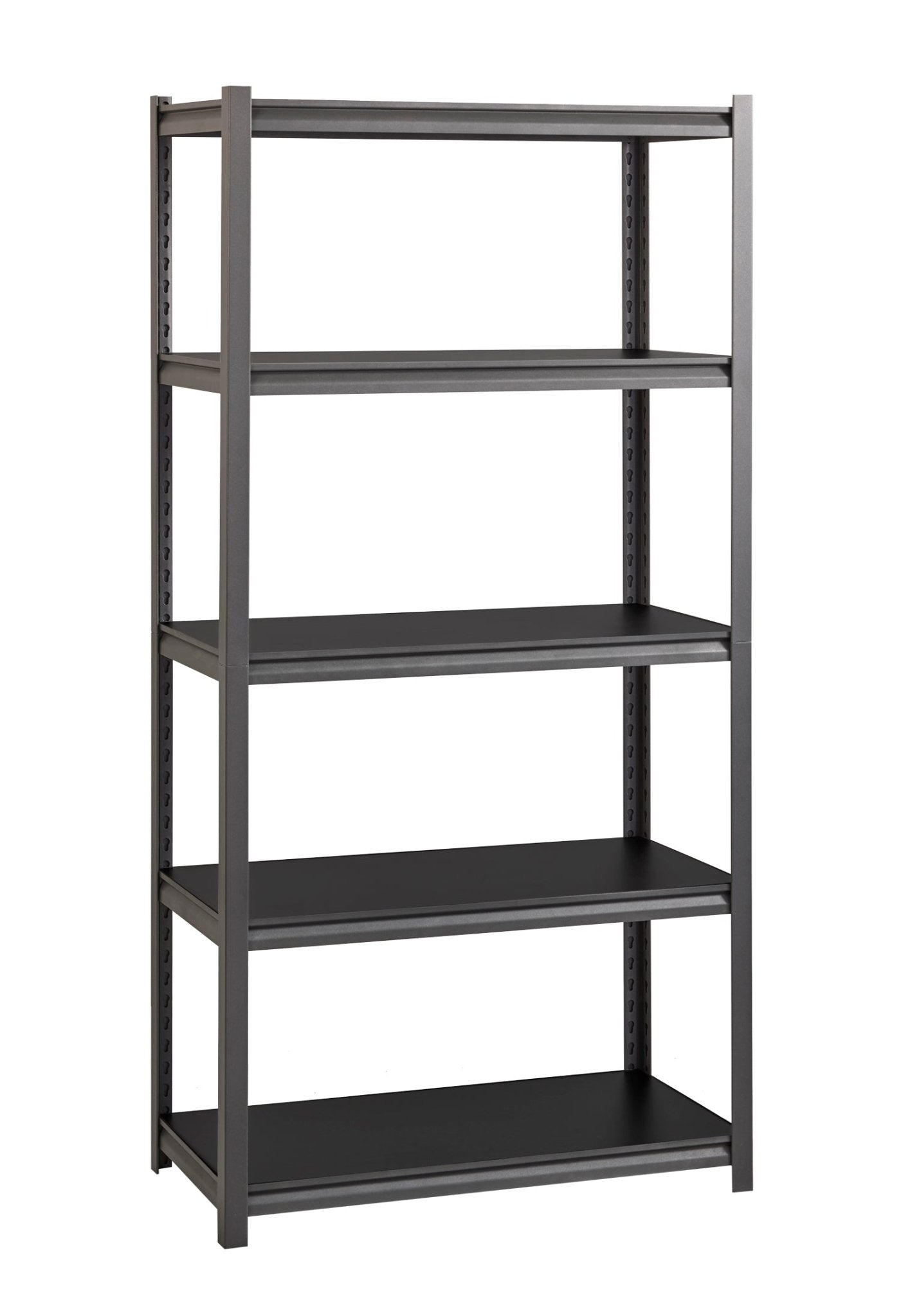 Iron Horse 3200 Riveted Steel Shelving 5-Shelf Unit, 18"D x 36"W x 72"H - SchoolOutlet